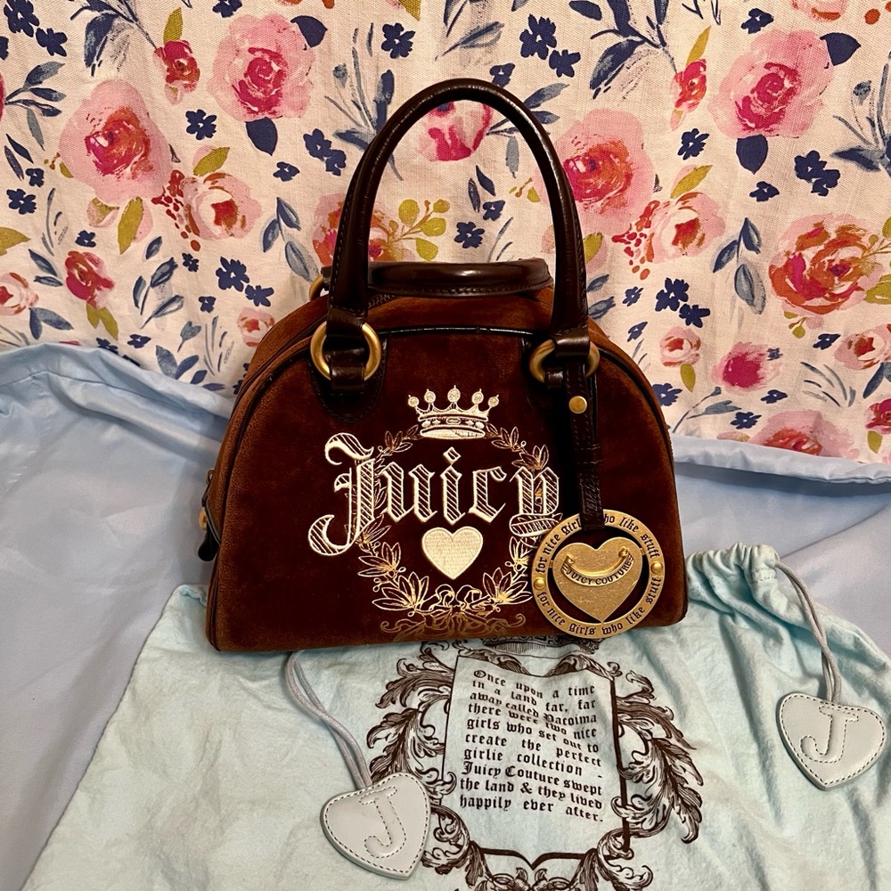 Juicy Couture Bowler Bag Vintage Y2K